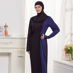Black Pleating Swing Trousers Swimming Conservative Three-piece Suit