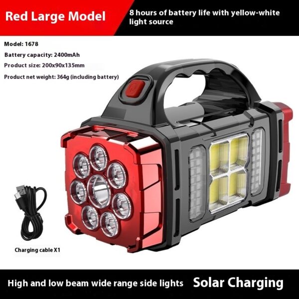 Solar LED Multifunctional Outdoor Power Torch - Image 4