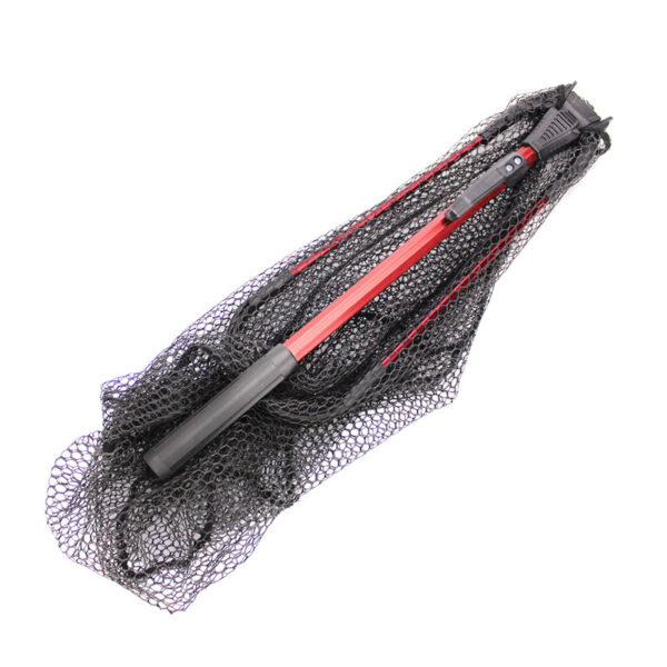 Aluminum Alloy Single Section Triangular Folding Dip Net Fly Fisherman Viscose Metal Thin - Image 4