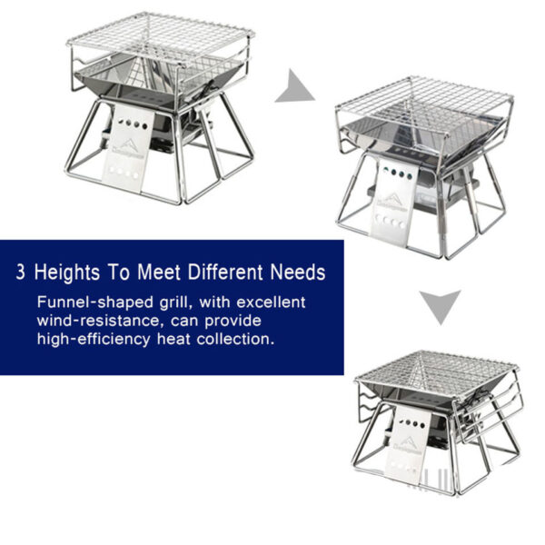 Super small stainless steel grill - Image 5