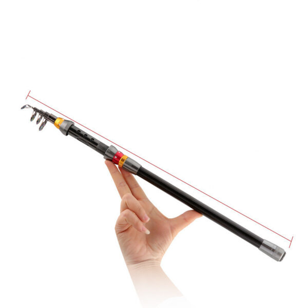 Carbon fishing rod short section mini sea rod - Image 3