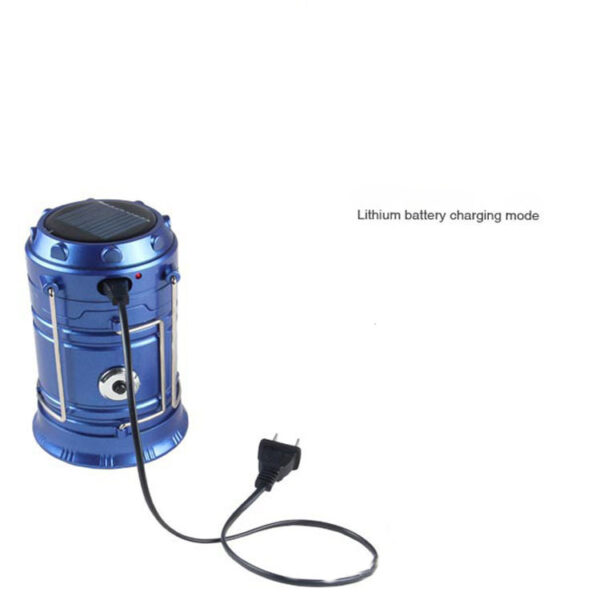 new solar charging type multifunctional telescopic camping lantern lantern outdoor camping tent lamp - Image 5