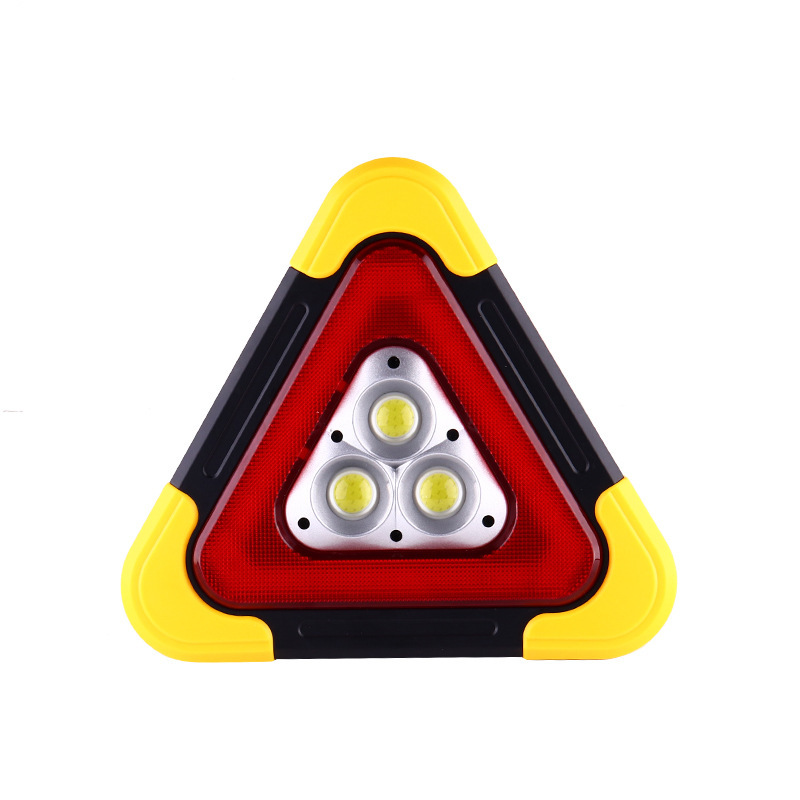 Compatible with Apple, Car Tripod Warning Sign Car Triangle Sign Auto Luminous Car Tripod Parking Reflective Solar Light - Image 5
