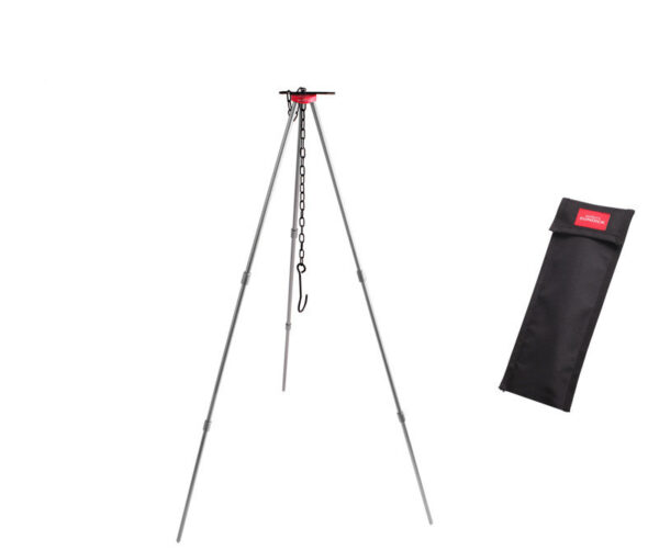 Compatible with Apple, Outdoor Camping Portable Pots Marching Pot Bonfire Tripod Field Survival Equipment - Image 2
