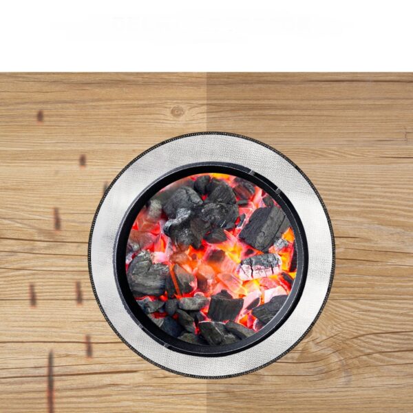 Fireproof And High Temperature Resistant Fire Pit Mat Floor Courtyard Lawn Protection Mat - Image 3