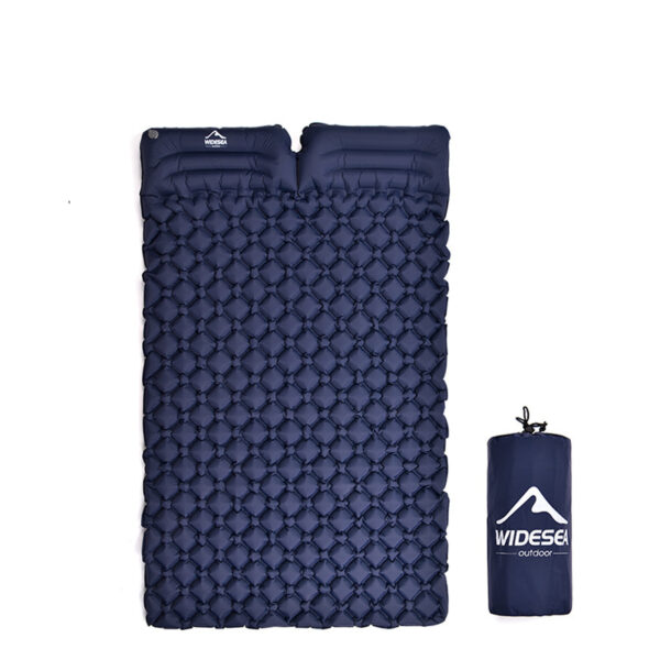 Camping Inflatable Moisture-Proof Mat Double Portable Ultra-Light Mat Quick Inflatable Camping Air Mat - Image 4