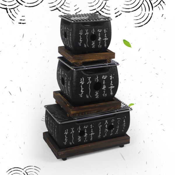 Japanese Cuisine, Charcoal Grill, Japanese Style Barbecue Grill, Alcohol Stove, Tea Brewing Stove - Image 2