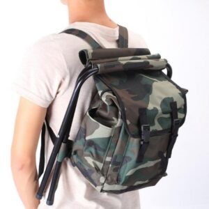 Folding chair outdoor leisure portable folding fishing stool hiking backpack
