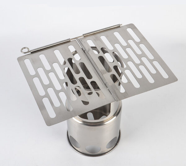 Outdoor Picnic Simple Portable Mini Barbecue Grill Grill Plate Stainless Steel Folding Grill Grill Grill - Image 3