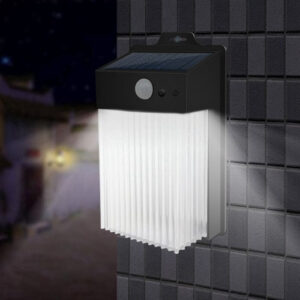 Outdoor Solar Courtyard Human Body Induction Wall Lamp Intelligent Light Sense Garden Villa Balcony Exterior Wall