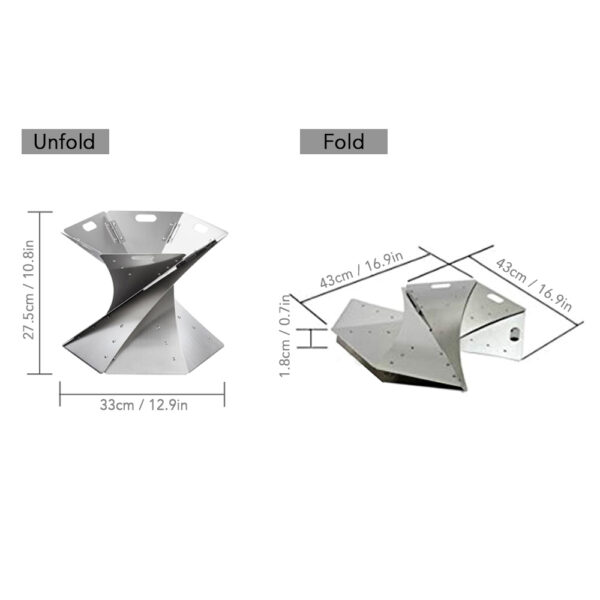 Outdoor camping bonfire heater - Image 7