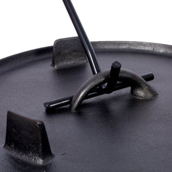 Outdoor Camping Deep Pot For Camping Fireplace Cooking Barbecue Baking Campfire With Leg Base - Image 5