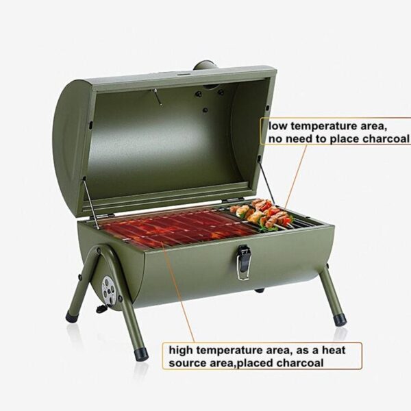 Portable Outdoor BBQ Grill Patio Camping Picnic Barbecue Stove Suitable For 3-5 People - Image 5