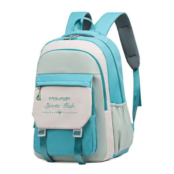 Contrast Color Schoolbag Women's Shoulder Large Capacity - Image 7