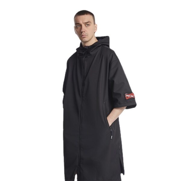 Waterproof Cloak Changing Bathrobe Outdoor Swimming Diving Surfing Windproof - Image 3