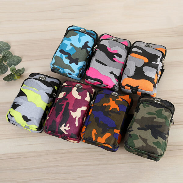 Running Sports Camouflage Mobile Phone Arm Water Repellent Wrist Bag - Image 2