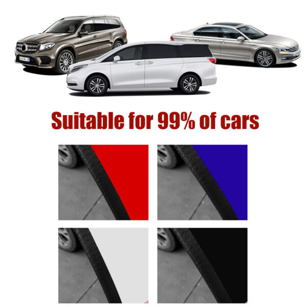 Universal Built-in Steel Disc Car Anti Collision Strip Auto Door Edge Scratch Protecter Bumper Strip - Image 9