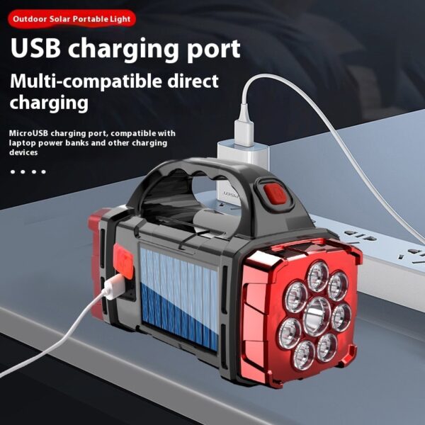 Solar LED Multifunctional Outdoor Power Torch - Image 8