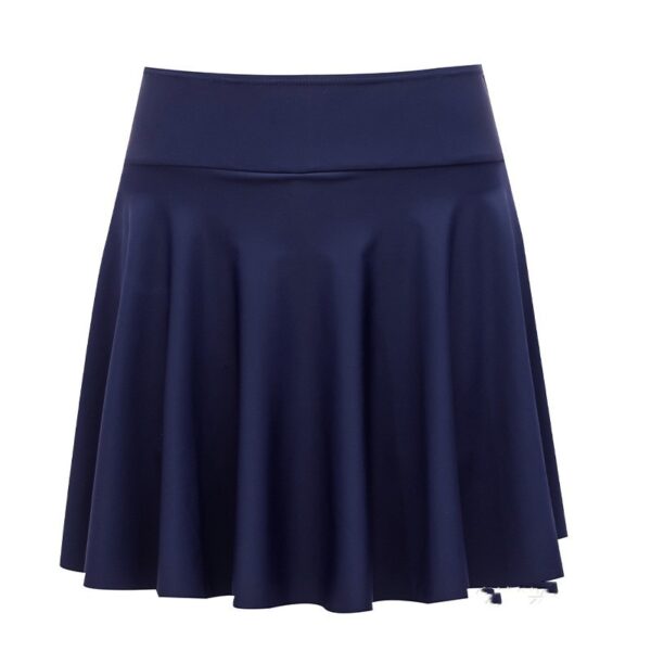 Summer Solid Color Separate Swim Skirt Anti-slip Half Skirt Women's Beach High Waist Belly Cover Swimming Sports Bikini Skirt - Image 6