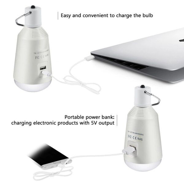 Mini Portable Led Portable Hook Lamp, Outdoor Camping Tent, Camping Multifunctional Lighting Bulb - Image 4
