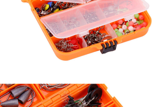 Weihe 257 Pieces Lure Fishhook Accessories Suit Texas Fishing Sea Fishing Rock Fishing Set Box - Image 2