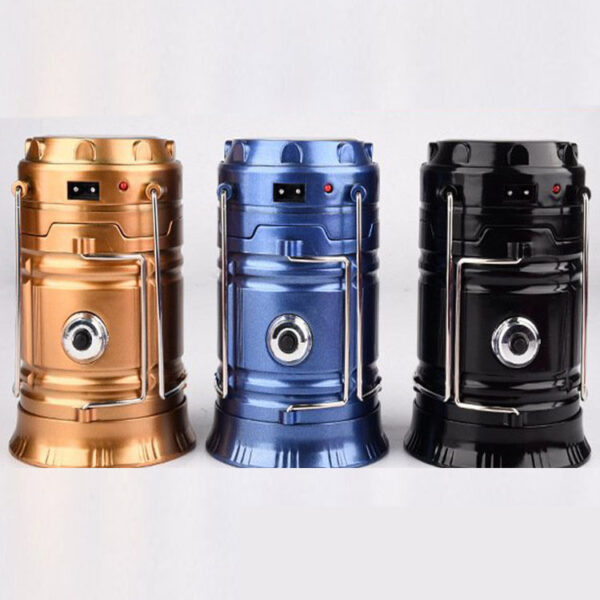 new solar charging type multifunctional telescopic camping lantern lantern outdoor camping tent lamp - Image 8
