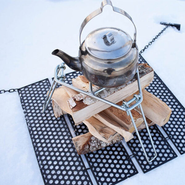 Outdoor Portable Folding Grill Camping Hanging Pot - Image 4