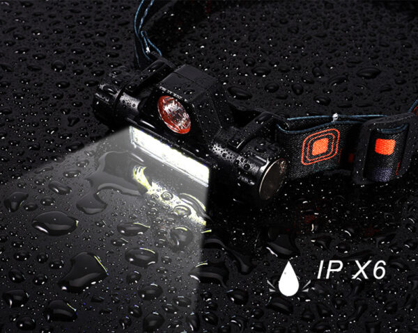 Waterproof LED headlamp COB work light 2 light mode with magnet headlight built-in 18650 battery suit for fishing, camping, etc. - Image 10