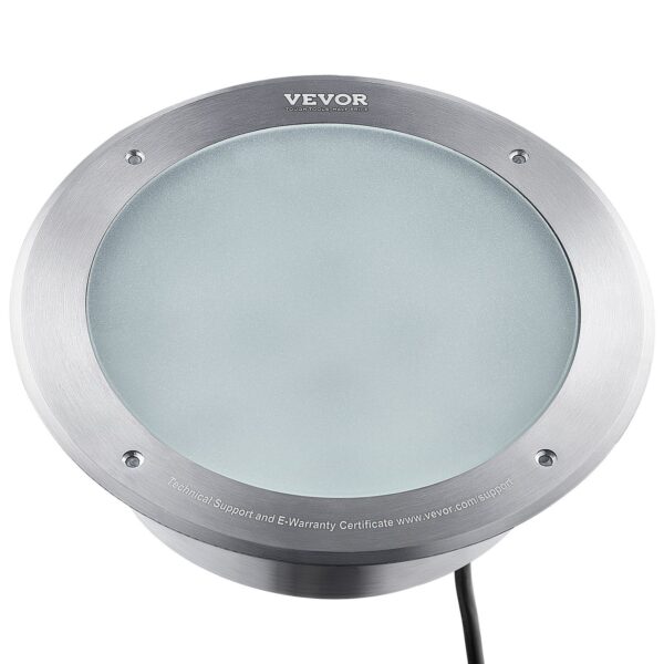 VEVOR 12V LED Pool Light, 10 Inch 40W, RGBW Color Changing Inground Swimming Pool Spa Light Underwater, With 50 FT Cord Remote Control, Fit For 10 In Large Wet Niches, IP68 & Tested To UL Standards - Image 4