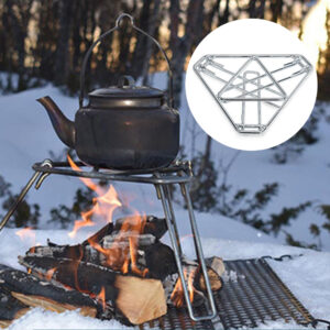Outdoor Portable Folding Grill Camping Hanging Pot