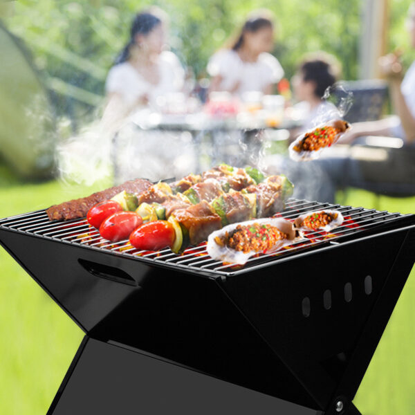 Simple Balcony BBQ Tools Outdoor X-Type Single - Image 3