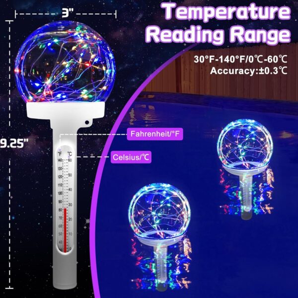 Swimming Pool Thermometer Pool Bathtub Thermometer - Image 5