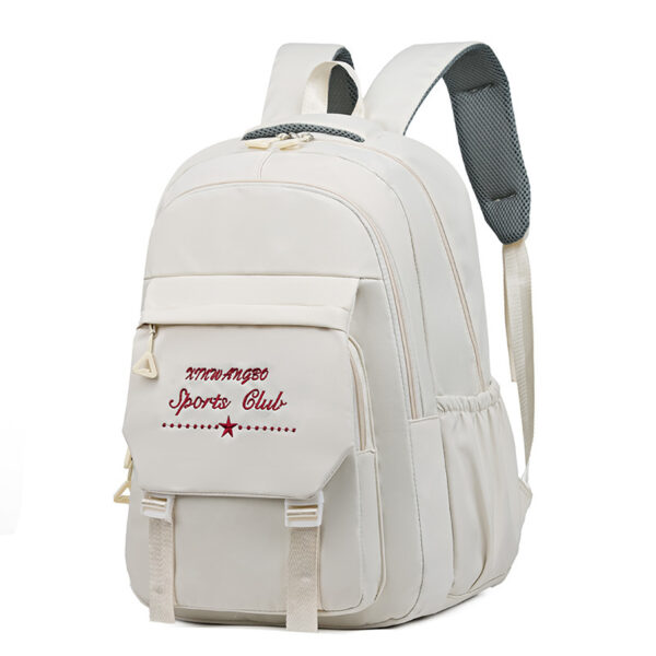 Contrast Color Schoolbag Women's Shoulder Large Capacity - Image 2
