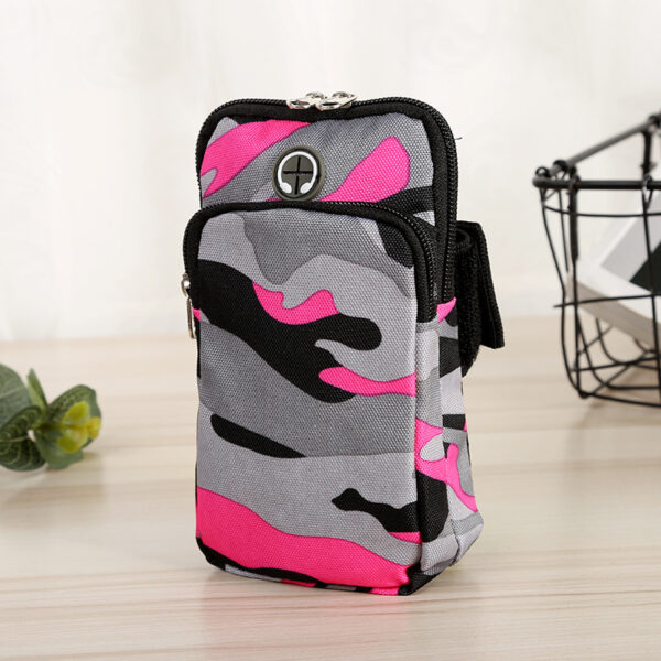 Running Sports Camouflage Mobile Phone Arm Water Repellent Wrist Bag - Image 3