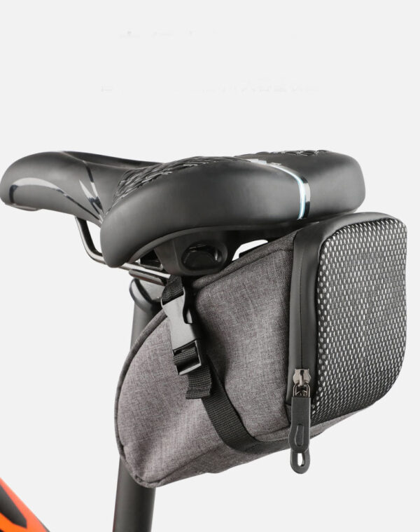 Warning Bicycle Saddle Bag With Light - Image 5