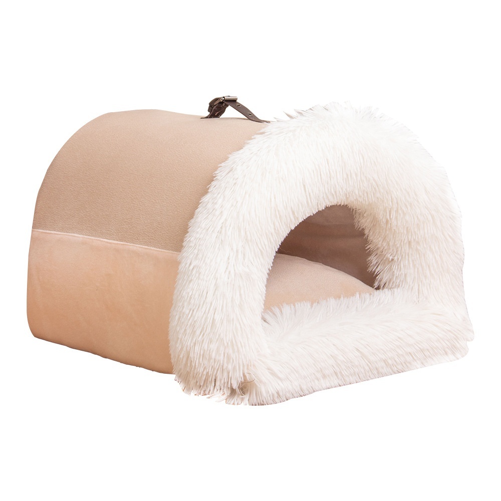 New Splice Portable Pet Nest Portable Autumn And Winter Warm Dog Nest Moisture-proof Long Fur Cat Nest Cross Border Pet Nest - Image 6