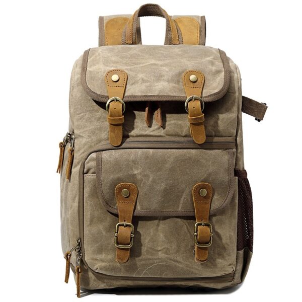 Kalier Digital SLR Camera Bag Waterproof Canvas Men's And Women's Backpacks - Image 4