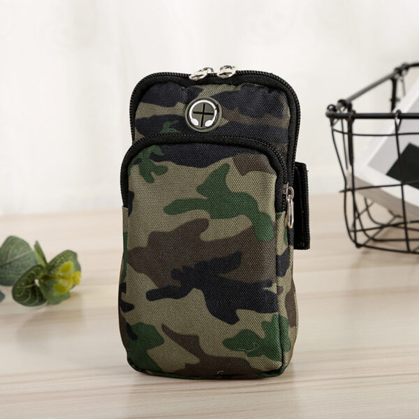 Running Sports Camouflage Mobile Phone Arm Water Repellent Wrist Bag - Image 9