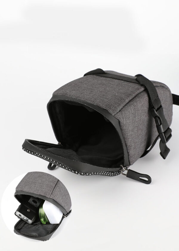 Warning Bicycle Saddle Bag With Light - Image 4