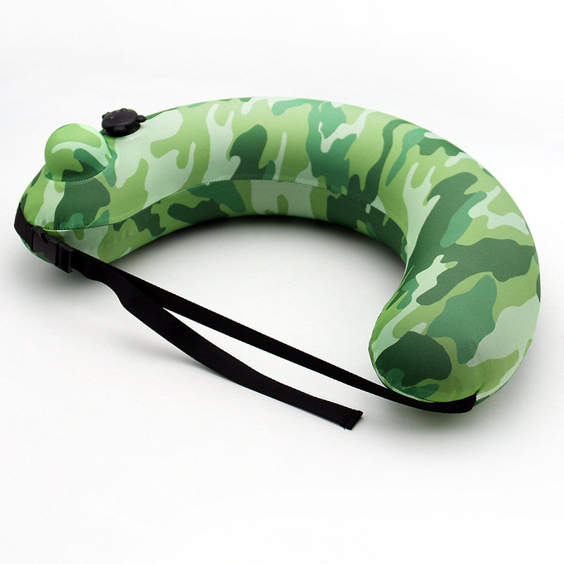 Half-circle Camouflage Swimming Ring Thickened Inflatable Lifebuoy Children's Cute Beginner Swimming Ring - Image 10