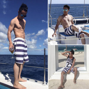Beach Pants Men's Seaside Vacation Shorts Tide Hot Spring Swimming Trunks Loose Quick-drying Water Park