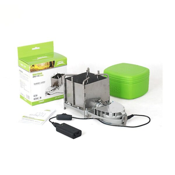 Outdoor Portable Stainless Steel Wood Stove Folding Camping - Image 4