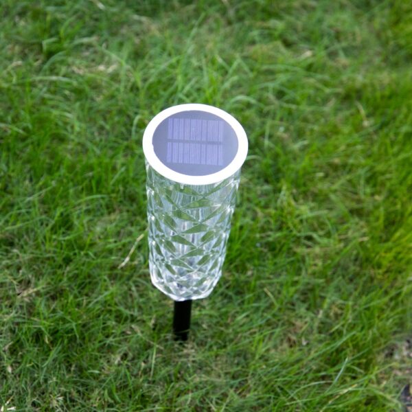 Solar Garden Lamp 10 Colors Changing Crystal Lamp Rose Light Shape LED Romantic Diamond Atmosphere Project Light - Image 8