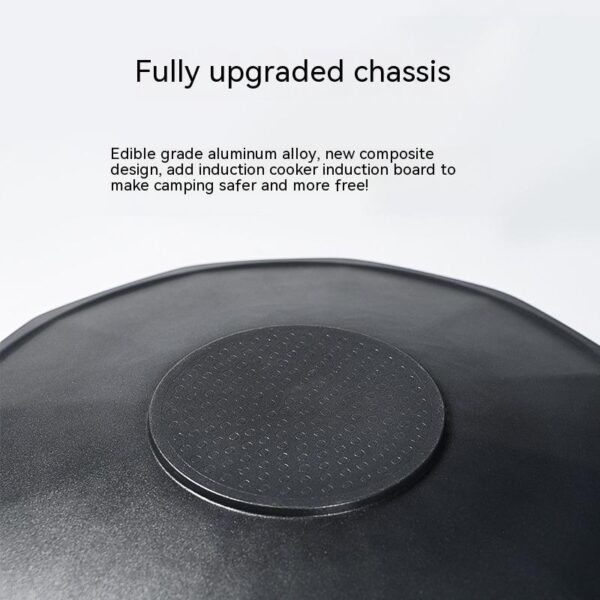 Outdoor Portable Non-stick Smoke-free Six-pointed Star Baking Tray - Image 6