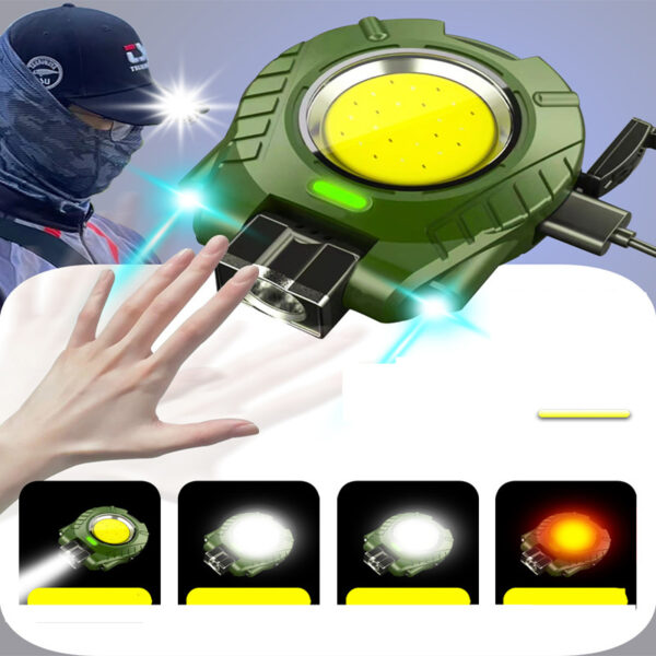 Cap Clip Lamp Outdoor Multi-function Clip Cap Working LED Light Keychain - Image 3