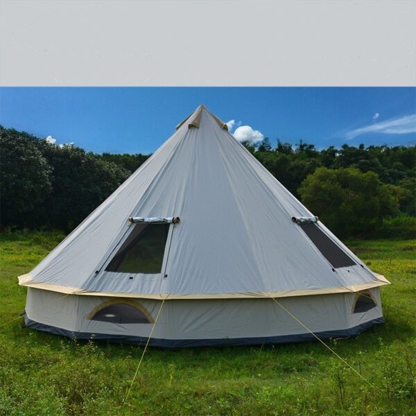 Yurt Tent Outdoor Camping Pyramid Chimney Sunscreen - Image 3