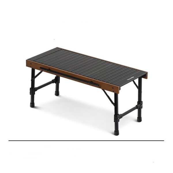 Outdoor Folding Combination Table Camping Barbecue Picnic Beech Wood Table - Image 5