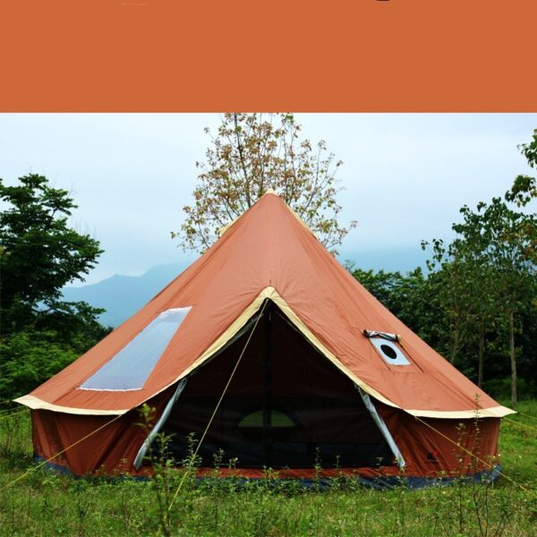 Yurt Tent Outdoor Camping Pyramid Chimney Sunscreen - Image 4